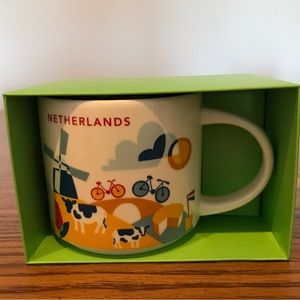 Starbucks You Are Here Netherlands Mug. Brand New in Box! Highly collectible!